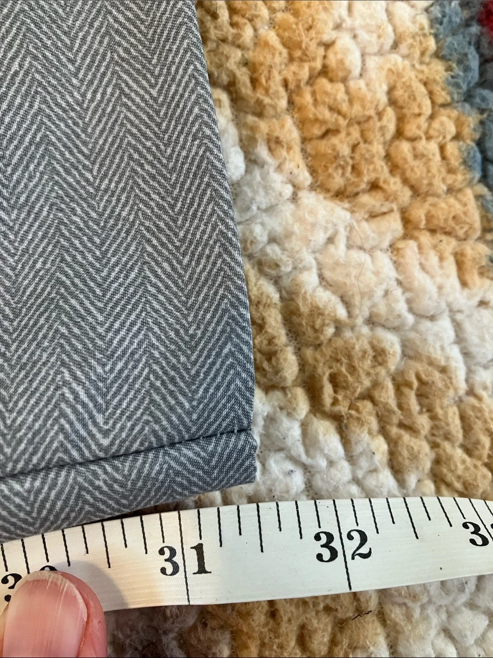 Charisma Brushed Microfiber 2 Standard Pillowcases, grey herringbone print gray
